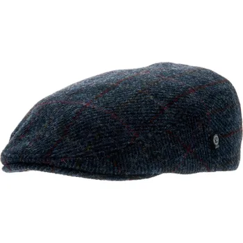 Čepice CTH Ericsson of Sweden Zimní vlněná bekovka - driver cap od CTH Ericson - Blue Tweed Edward Velikost: 61 cm (XL)