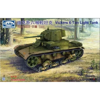 Plastikový model Riich models 1/35 Vickers 6-Ton Light Tank Alt B Late Production, Finland - T26E