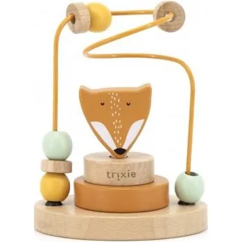 Dřevěná hračka Trixie dřevěné korálkové bludiště - Mr. Fox