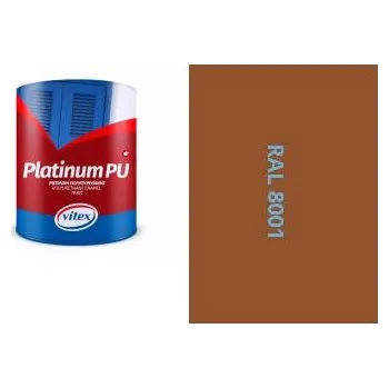 barva a nátěr na dřevo VITEX PLATINUM - barva na dřevo a kov MATNÁ RAL 8001 OKROVO HENDÁ 2,25L