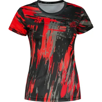 Dámské funkční triko premium ALTISPORT VOJ/ALW010TR01 ČERNOČERVENÁ XXL
