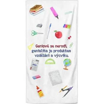 Osuška 140 x 70 cm - Géniové se nerodí