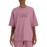 Triko New Balance Iconic Collegiate Jersey Oversized T-Shirt wt41519-rse Velikost M