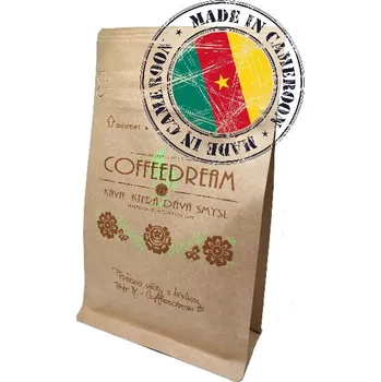 Káva COFFEEDREAM | Káva KAMERUN Gr.1 - 100g / běžný třívrstvý sáček / Velmi jemné mletí - džezva Káva Kamerun R04