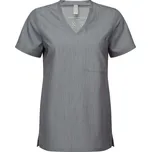 Premier Dámský elastický kazak s výstřihem do V NN 300 Velikost: 2XL, Barva: šedá