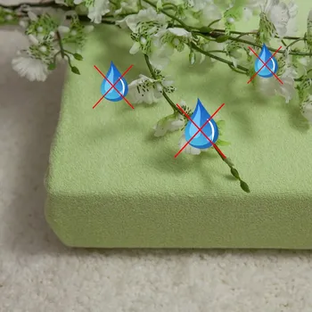 Prostěradlo Domácí pohoda | Nepropustné a prodyšné froté prostěradlo s polyuretanem 180x200 - zelené