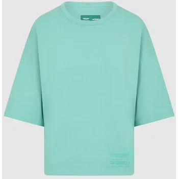 Dámské tričko Dámské volnočasové tričko Aston Martin F1 zelené M