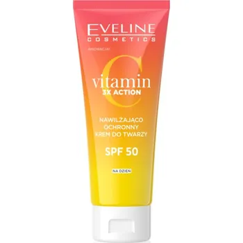 Pleťový krém Eveline Cosmetics Vitamin C 3x Action hydratační denní krém SPF 50 30 ml