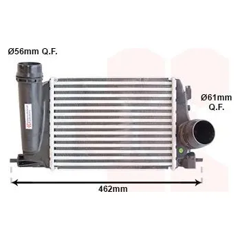 Motor automobilu Chladič turba VAN WEZEL 13004451