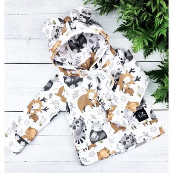 Dívčí mikina Kulišárny Mikina s oušky BEDEAR VELIKOST: 62(0-3m)