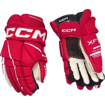 Chránič rukou Rukavice CCM Tacks XF 80 JR, Junior, 12", červená-bílá CCM