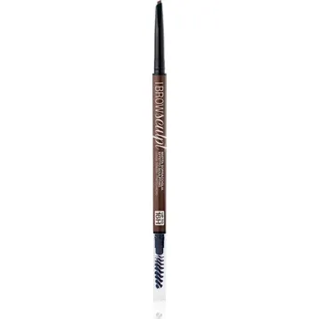 Tužka na obočí bellaoggi I Brow Sculpt Eyebrows Pencil precizní tužka na obočí s kartáčkem odstín Dark Brown 1 g