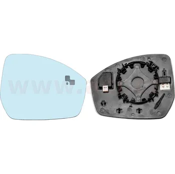 15- sklo zp. zrcátka s plastovým držákem vyhřívané, BLIS P