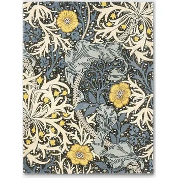 Koberec Vopi Luxusní květinový koberec Morris & Co Seaweed teal 127008 Brink & Campman (Varianta: 140 x 200)