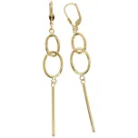 Zlatnictví Helios Náušnice visací- žluté zlato