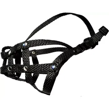 Náhubek pro psa Palkar nylonový náhubek pro Mopse vel. 1 černá