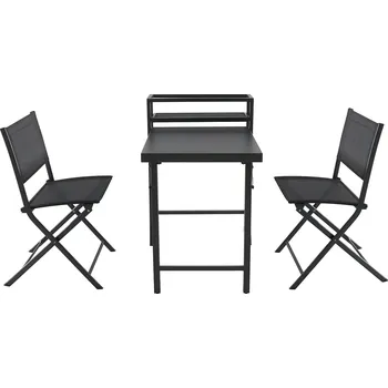 Zahradní sestava Sunfun Maja Set balkonového nábytku, 3 díly, rozměry stolu: 83 × 60 × 87 cm FTS70599B+FDS00021A