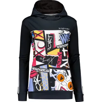 Dámská mikina Dámská funkční mikina premium ALTISPORT VOJ/ALW041MI01 ČERNÁ XXXL