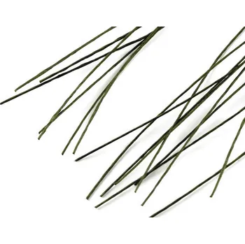 Floristický drát Floristický drát Ø1 mm, délka 60 cm Varianta: 1 zelená, Balení: 10 ks