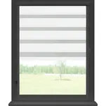 Dekodum Roleta den a noc v antracitové kazetě zatemňovací, barva látky Bílá Šířka (cm): 80, Výška (cm): Balkonová (do 200 cm), Strana mechanismu: Práva