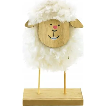 Obraz Velikonoční figurka, dřevěný beránek, 15 cm