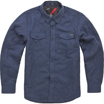 Pánská košile Alpinestars Pánská modrá košile EIGER LS Alpinestars dlouhá 1034-31002 70 - S