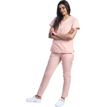 Zdravotnický oděv Broskvový zdravotnický set - dámský | drinuniforma.cz