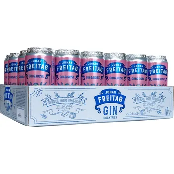 Míchaný nápoj 24ks Johan Freitag Gin&Rose (karton)