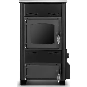 Krbová kamna 2energy Krbová kamna 3 v 1, 25 kW, Termomont | černá