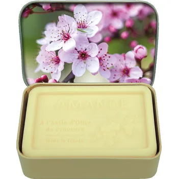 Mýdlo Esprit Provence Mandlový květ Tuhé mýdlo v plechovce, 120 g