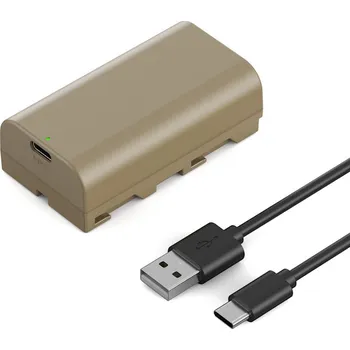 K&F NP-F550 3500mAh Capacity and Type-C Fast Charging for Sony *1pc