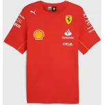 Týmové tričko Scuderia Ferrari F1 2024 červené XXL