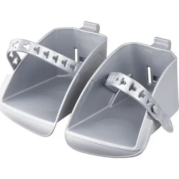 cyklosedačka Stupačky sedačky Polisport Koolah a Boodie stříbrné