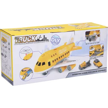 autodráha Wiky Vehicles Letadlová stanice stavební 30x29x14 cm - expresní doprava