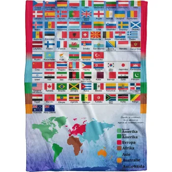 deka Deka 200 x 140 cm - Nejdůležitější vlajky