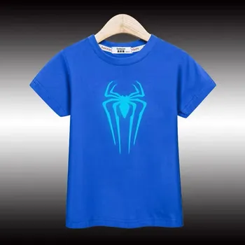 Roblox Dětské bavlněné tričko "Roblox" se svítícím obrázkem (pavouk) Barva: modrá, Velikost: 120/ 6 let