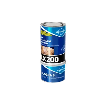 Lak na dřevo LX200 - EPOXIDOVÝ DVOUSLOŽKOVÝ PODLAHOVÝ LAK - matný set 5l (dříve Lignofix)