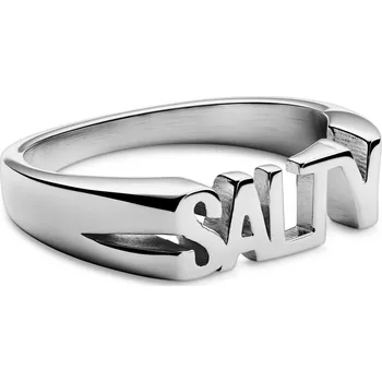 Prsten Jaygee | Prsten z nerezové oceli stříbrné barvy Salty - Otsu
