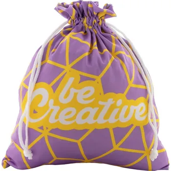 Dárková taška Reklamní SuboGift L dárkový pytlík na zakázku, velký, bílá