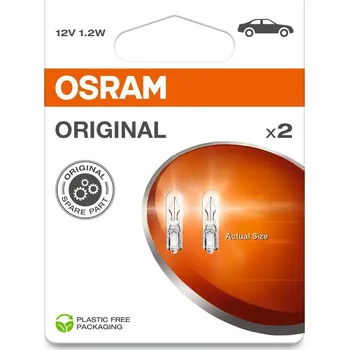 Autožárovka OSRAM OSRAM 2721-2BL W2x4,6d 12 V