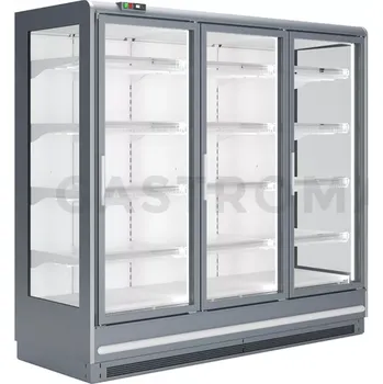 Chladicí vitrína přístěnná s křídlovými dveřmi, bez agregátu | TEFCOLD, Indus SCI 04 3D