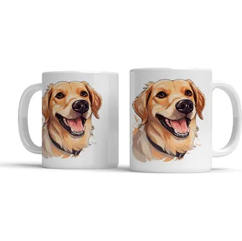 Hrnek Zlatý retrívr V - Bílá