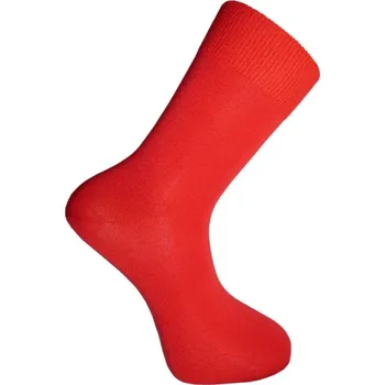 Pánské ponožky COLORO bambusové barevné ponožky BAMBOX 43-46 červená