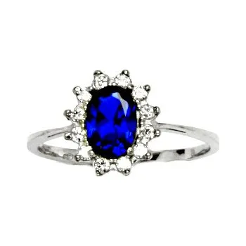 Prsten Stříbrný prsten Kate spinel - T1480 (Stříbrný prsten se spinelem)