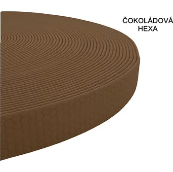 Vodítko pro psa RAK-Brno Vodítko 120 cm 16 mm Hexa - čokoládová
