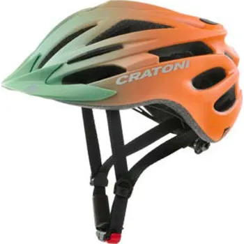 Cyklistická přilba Dětská helma CRATONI Pacer JR. Khaki/Orange Matt - XS/S (50-55cm)