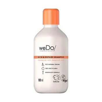 Šampon weDo/ Professional Rich & Repair Shampoo bohatý regenerační šampon pro hrubé a poškozené vlasy 100 ml, EXP. 12/2024