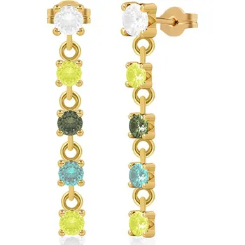 Náušnice Brilio Třpytivé visací náušnice ze zlata 14/476.141/6COM-S + 2 měsíce na vrácení zboží