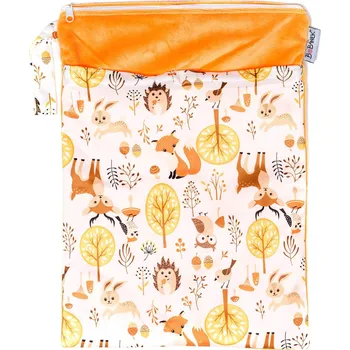 Pytel na pleny Bobánek Nepromokavá taška extra jemná normal - Lesní zvířátka