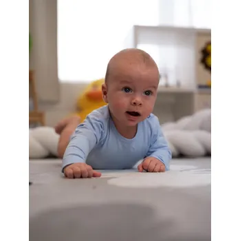 Kojenecký body Bobánek Body dlouhý rukáv - Světle modrá - 68